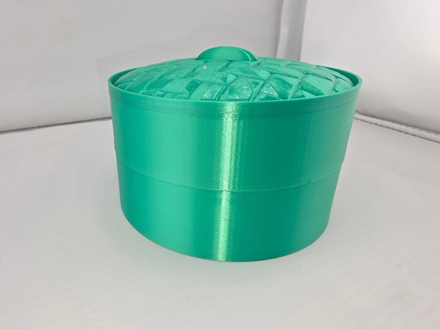 Dumpling Flip Fidget with Steamer Basket – 3D Printed